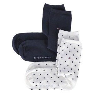 Tommy Hilfiger Underwear Ponožky  tmavomodrá / čierna / biela