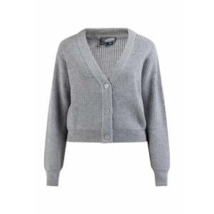 DreiMaster Vintage Kardigán  sivá melírovaná / čierna / biela
