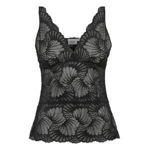 SAINT TROPEZ Top 'Daisy'  čierna