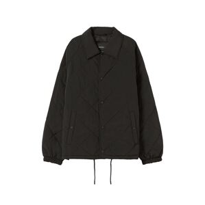 Bershka Prechodná bunda  čierna