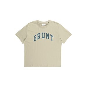 GRUNT Tričko 'Easton'  námornícka modrá / svetlosivá / biela
