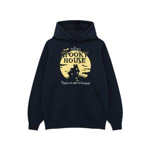 Pull&Bear Mikina  tmavomodrá / žltá / biela