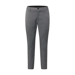Clean Cut Copenhagen Chino nohavice  sivá melírovaná
