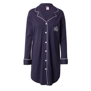 Lauren Ralph Lauren Nočná košieľka  námornícka modrá / biela