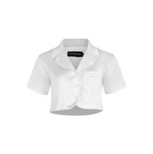 OW Collection Tričká na spanie  šedobiela