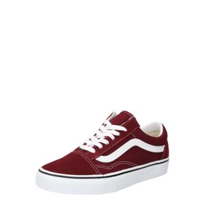 VANS Nízke tenisky 'Old Skool'  tmavočervená / biela