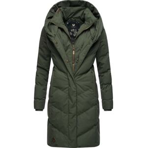 Ragwear Zimný kabát 'Natalka'  tmavozelená