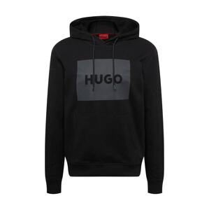 HUGO Mikina 'Duratschi'  tmavosivá / čierna