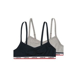 Levi's Kids Podprsenka  tmavomodrá / sivá melírovaná / červená / biela