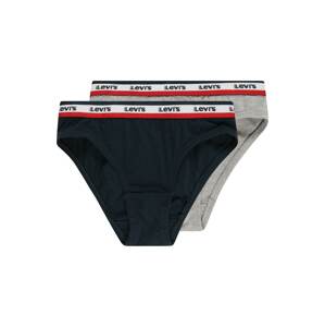 Levi's Kids Nohavičky  tmavomodrá / sivá melírovaná / červená / biela