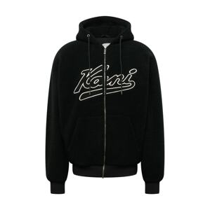 Karl Kani Tepláková bunda 'Varsity'  čierna / biela
