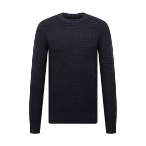 INDICODE JEANS Sveter 'Shores'  námornícka modrá