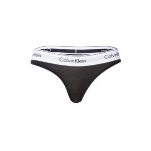 Calvin Klein Underwear Tangá  svetlosivá / čierna / biela