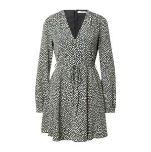 GLAMOROUS Šaty  svetlozelená / čierna / biela