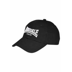 LONSDALE Čiapka 'Wigston'  čierna / biela