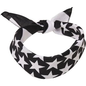 MSTRDS Bandana  čierna / biela