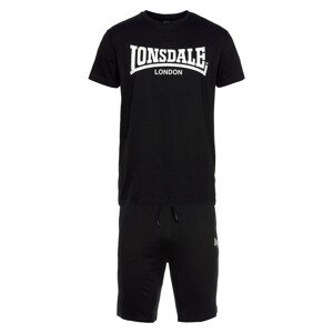 LONSDALE Tréningový komplet  čierna / biela