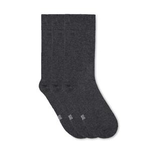 WE Fashion Ponožky  tmavosivá