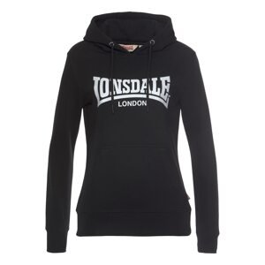 LONSDALE Mikina  čierna / biela