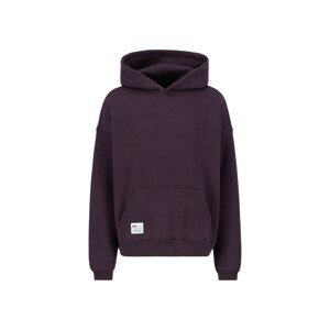 ALPHA INDUSTRIES Mikina  baklažánová / biela