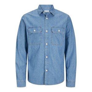JACK & JONES Košeľa 'JJETravis'  modrá denim