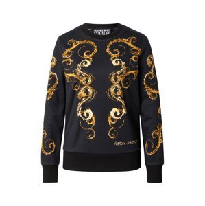 Versace Jeans Couture Mikina  svetložltá / oranžová / čierna