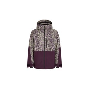 O'NEILL Outdoorová bunda  zelená / tmavofialová / purpurová