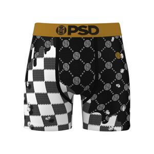 PSD Boxerky 'Check Drip'  šafránová / sivá / čierna / biela