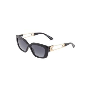 MOSCHINO Slnečné okuliare  zlatá / modrofialová / čierna