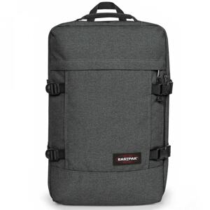 EASTPAK Víkendová taška  sivá / červená / čierna