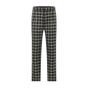 BURTON MENSWEAR LONDON Chino nohavice  čierna / biela