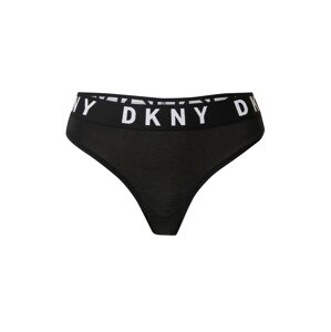 DKNY Intimates Tangá  čierna / biela