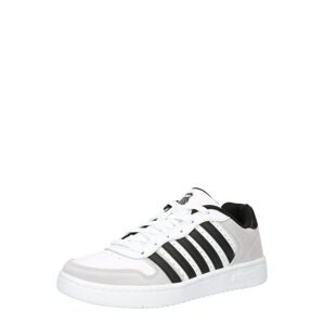 K-SWISS Nízke tenisky 'Court Palisades'  svetlosivá / čierna / biela