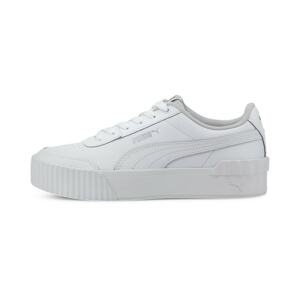 PUMA Nízke tenisky 'Carina Lift'  strieborná / biela