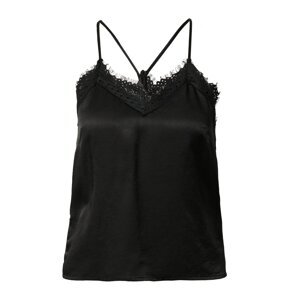 A LOT LESS Top 'Nathalie'  čierna