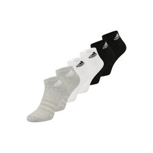 ADIDAS PERFORMANCE Športové ponožky  sivá / čierna / biela