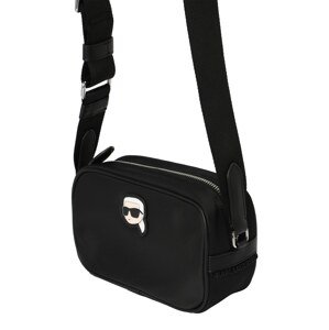 Karl Lagerfeld Taška cez rameno 'Ikonik 2.0'  svetlobéžová / čierna / biela