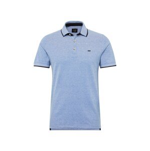 JACK & JONES Tričko 'JJPaulos'  nebesky modrá / čierna
