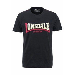 LONSDALE Tričko 'TWO TONE'  čierna