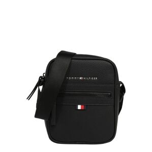 TOMMY HILFIGER Taška cez rameno 'Essential'  červená / čierna / biela