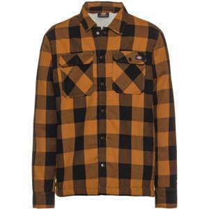 DICKIES Prechodná bunda 'Sacramento'  tmavooranžová / čierna