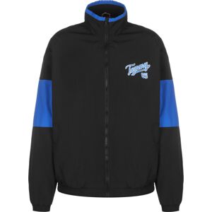 Tommy Jeans Prechodná bunda  modrá / čierna / biela