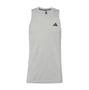 ADIDAS PERFORMANCE Funkčné tričko 'Train Essentials Feelready'  sivá melírovaná / čierna
