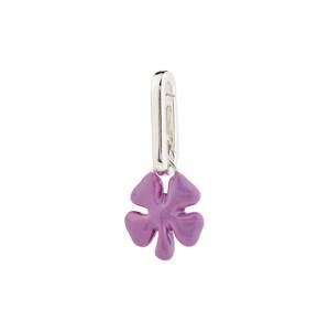 Pilgrim Prívesok 'Clover'  levanduľová / strieborná