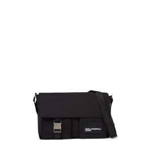 KARL LAGERFELD JEANS Messenger  čierna / biela