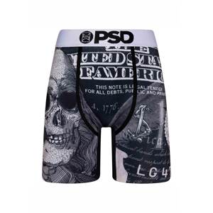 PSD Boxerky 'Hunna Bones'  sivá / tmavosivá / biela