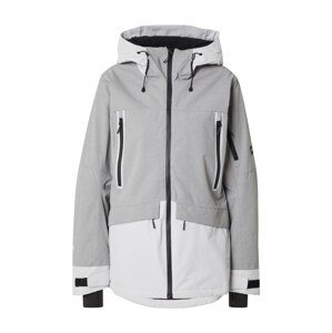 ICEPEAK Športová bunda 'CAVOUR'  svetlosivá / biela