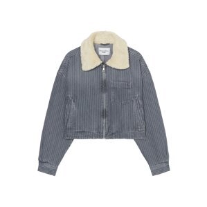 Marc O'Polo DENIM Prechodná bunda  sivý denim / svetlosivá / prírodná biela
