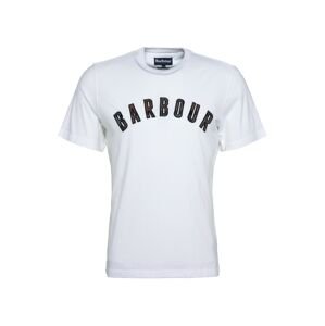 Barbour Tričko 'Ancroft'  tmavosivá / čierna / biela