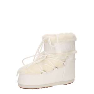 MOON BOOT Snehule  biela / biela ako vlna